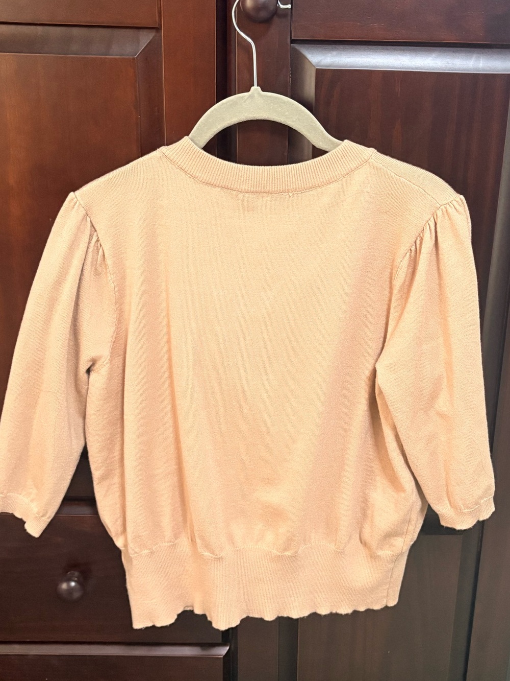 Bow Tie Short Sleeve Cardigan Sweater - Picture 6 of 8